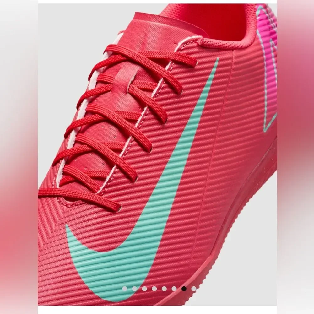 Nike Mercurial Vapor 16 Club indoor cleats shoes Ember Glow Aurora Green 7.5